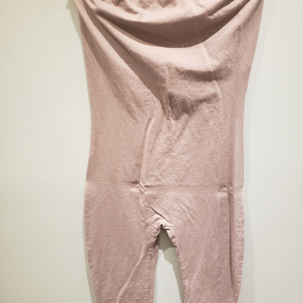 Taupe Tube Biker Short Romper
